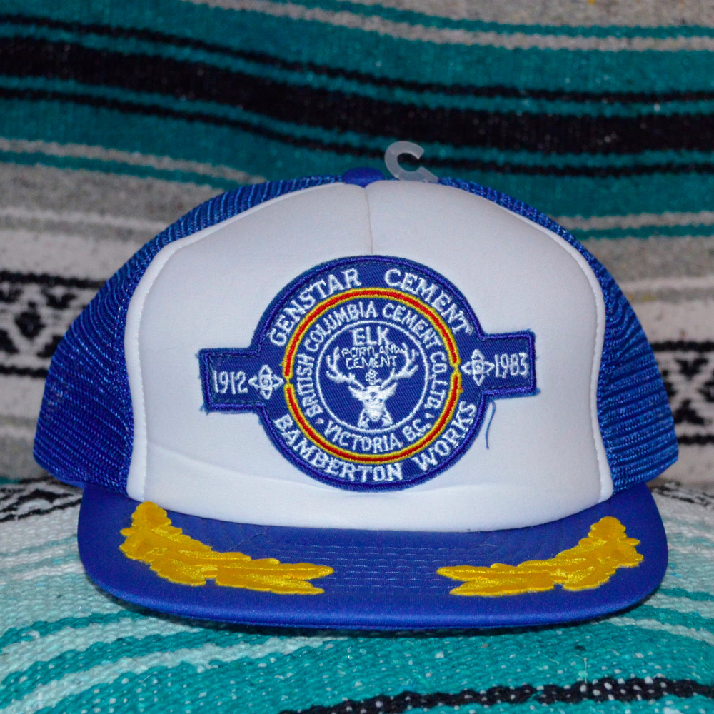80s Genstar Cement Snapback Trucker Hat